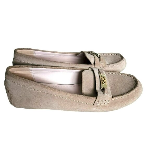 Cole Haan Women's Suede Leather Driving Moccasin Casual Classic Loafers Tan 9B - Picture 3 of 11